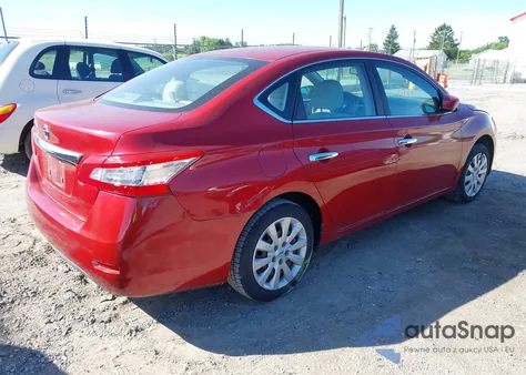2013 Nissan Sentra S z USA, uszkodzony, nr VIN 3N1AB7AP2DL612487